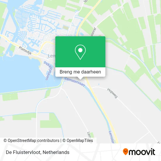 De Fluistervloot kaart