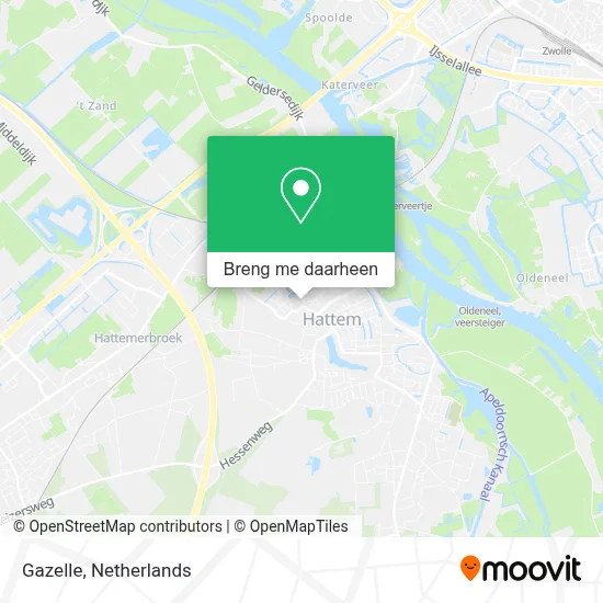 Gazelle kaart