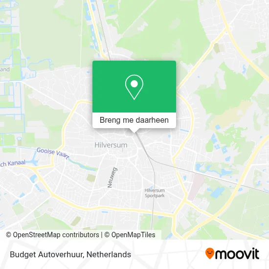 Budget Autoverhuur kaart