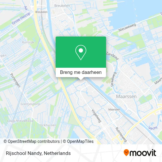 Rijschool Nandy kaart