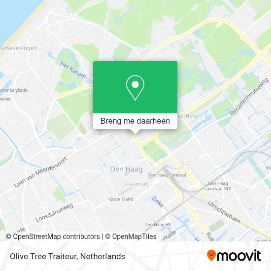 Olive Tree Traiteur kaart