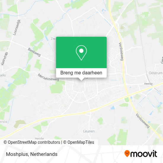 Moshplus kaart