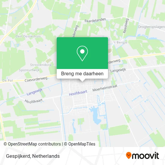 Gespijkerd kaart