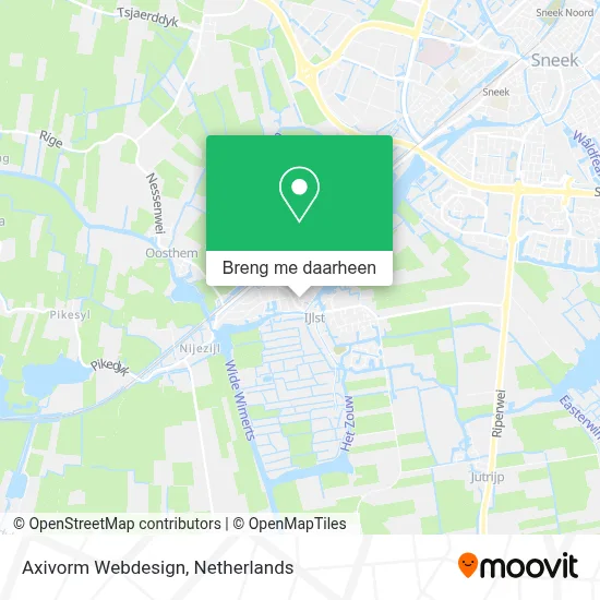 Axivorm Webdesign kaart