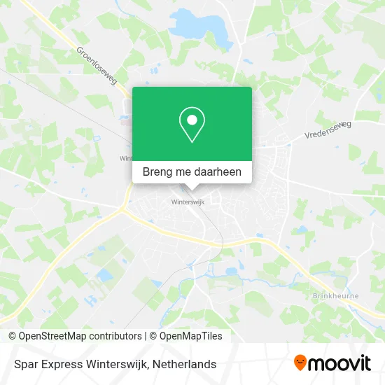 Spar Express Winterswijk kaart