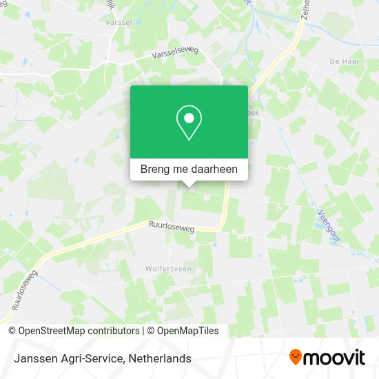 Janssen Agri-Service kaart