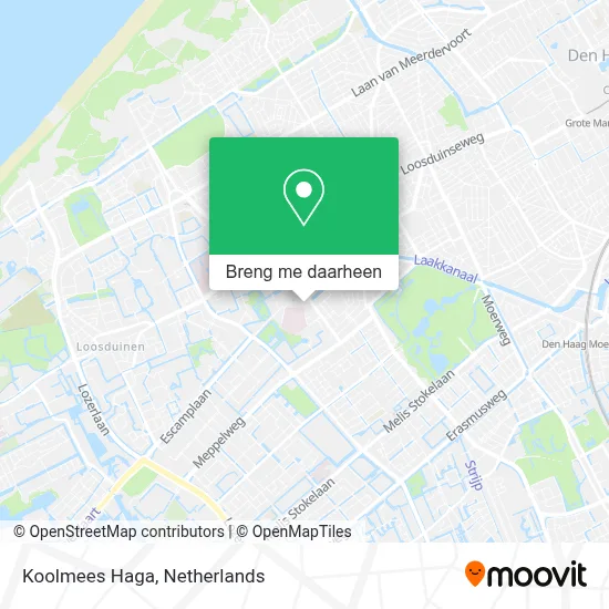 Koolmees Haga kaart