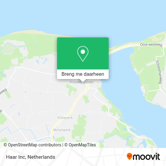 Haar Inc kaart