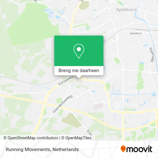 Running Movements kaart