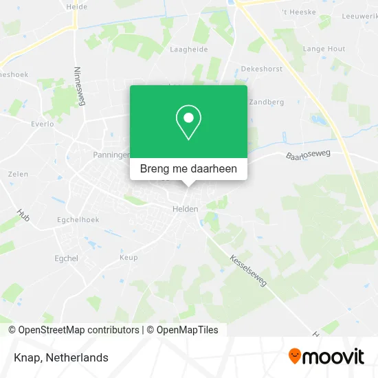 Knap kaart
