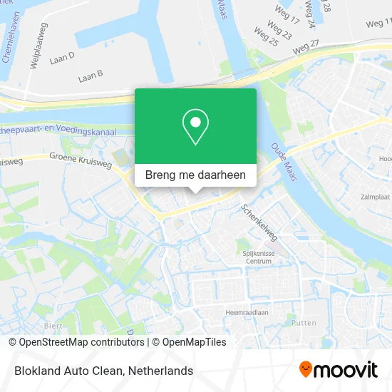 Blokland Auto Clean kaart