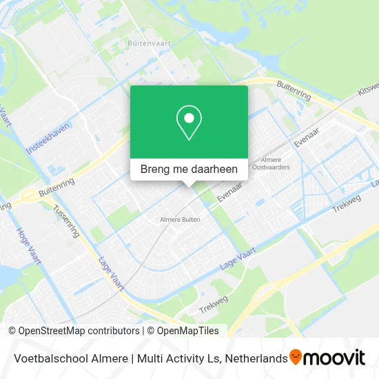 Voetbalschool Almere | Multi Activity Ls kaart