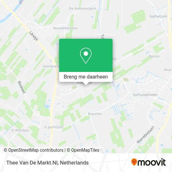 Thee Van De Markt.Nl kaart