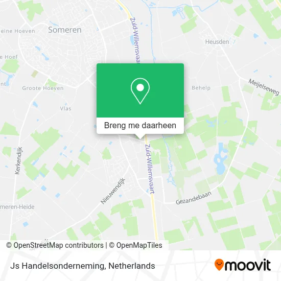 Js Handelsonderneming kaart