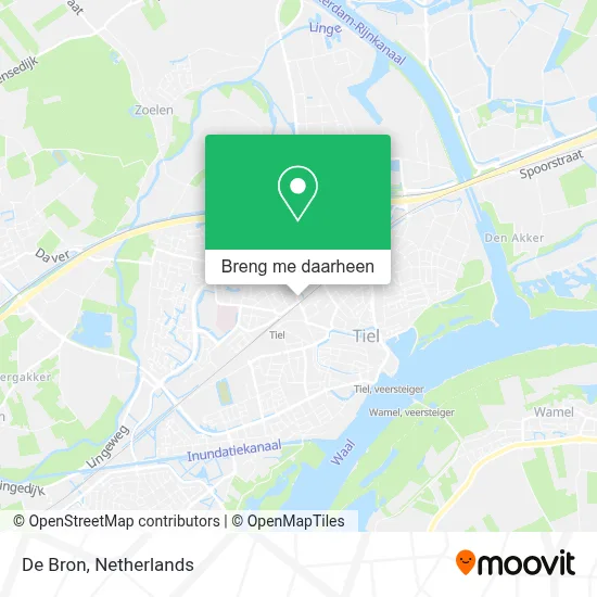 De Bron kaart