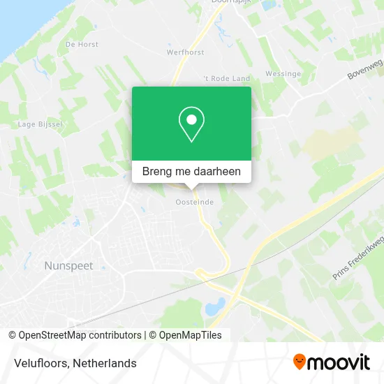 Velufloors kaart