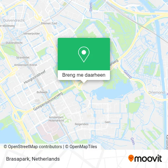 Brasapark kaart