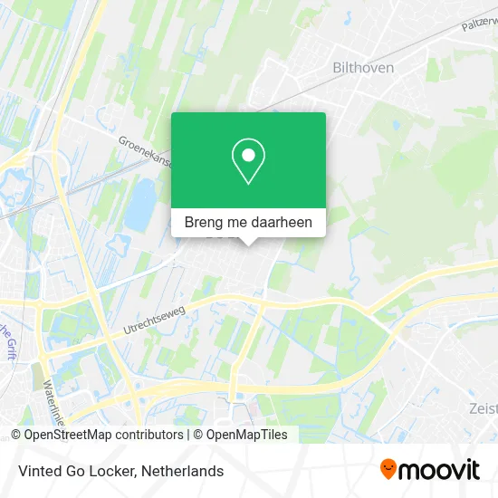Vinted Go Locker kaart