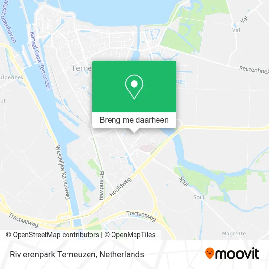 Rivierenpark Terneuzen kaart