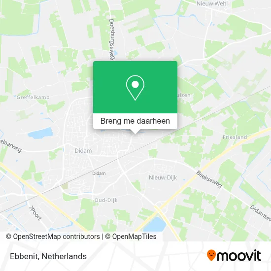 Ebbenit kaart