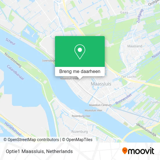 Optie1 Maassluis kaart