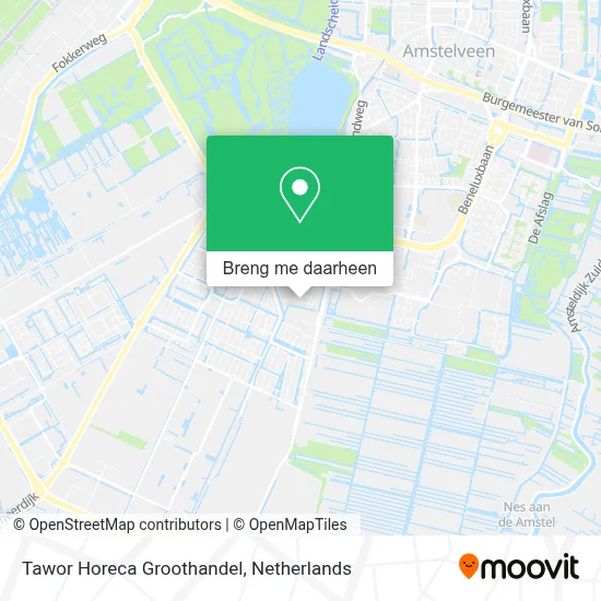 Tawor Horeca Groothandel kaart