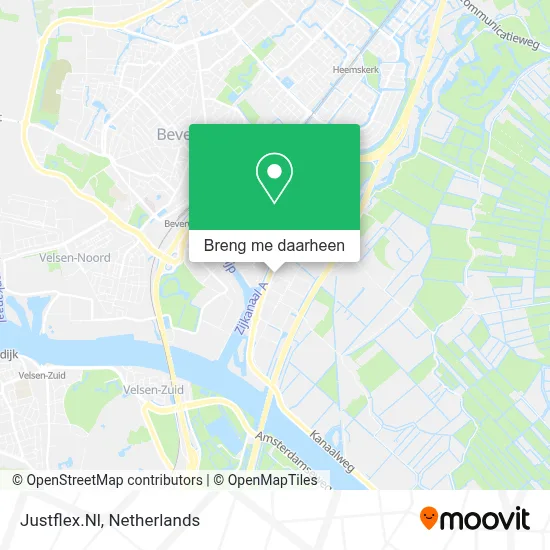 Justflex.Nl kaart