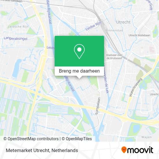 Metemarket Utrecht kaart