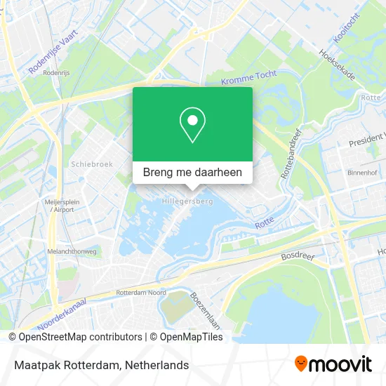 Maatpak Rotterdam kaart