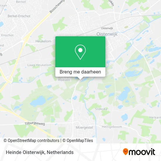 Heinde Oisterwijk kaart