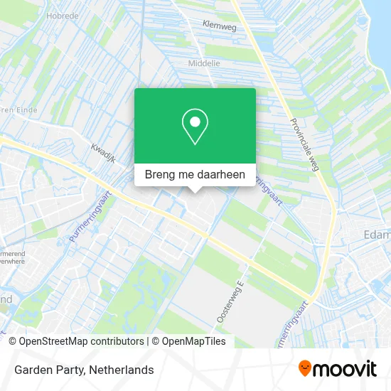 Garden Party kaart