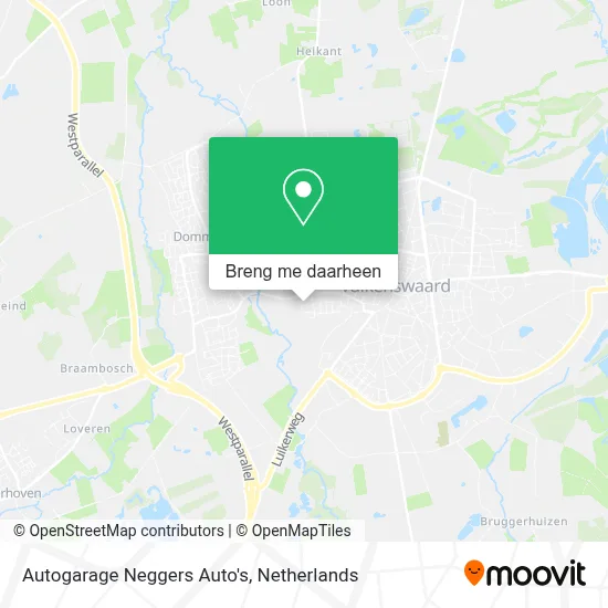 Autogarage Neggers Auto's kaart