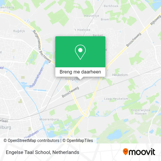 Engelse Taal School kaart