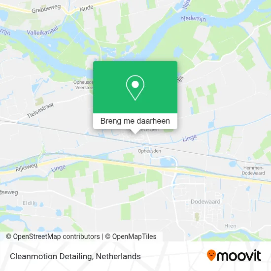 Cleanmotion Detailing kaart