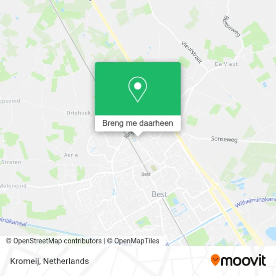 Kromeij kaart
