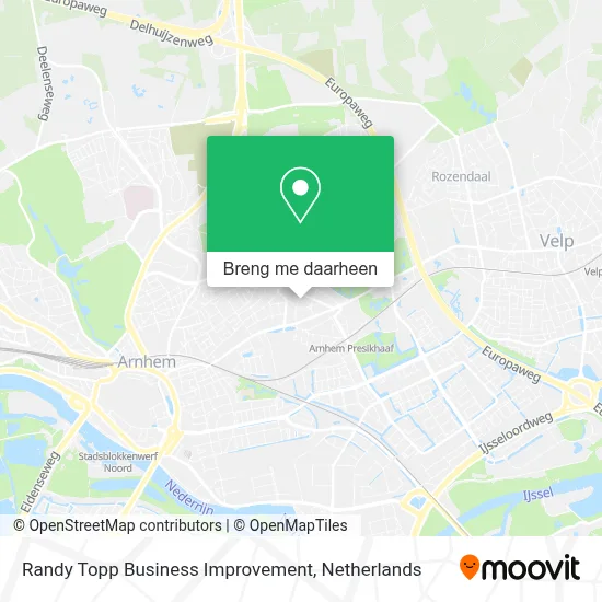 Randy Topp Business Improvement kaart