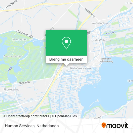 Human Services kaart