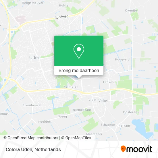 Colora Uden kaart