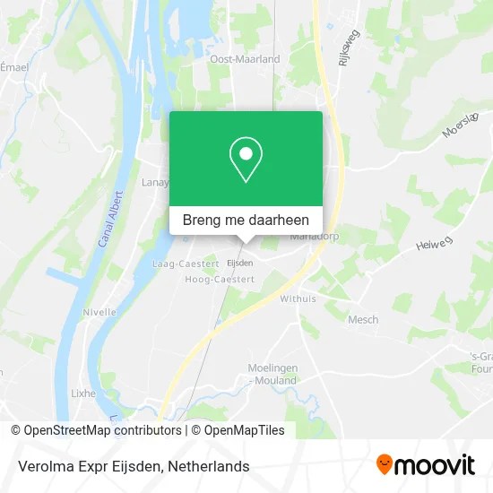 Verolma Expr Eijsden kaart