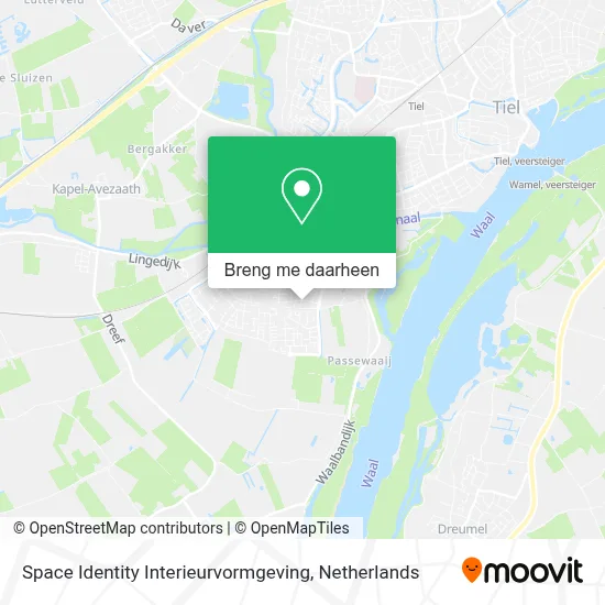 Space Identity Interieurvormgeving kaart