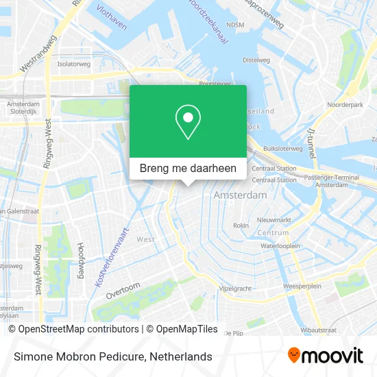 Simone Mobron Pedicure kaart