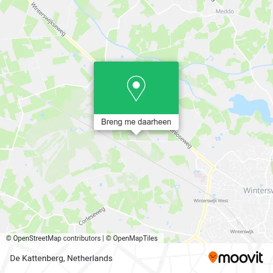 De Kattenberg kaart