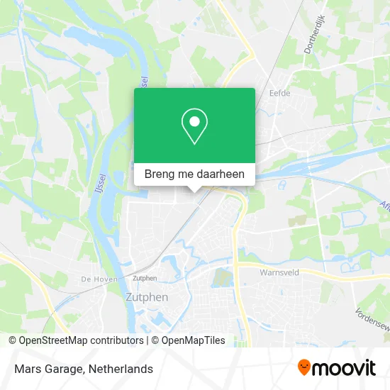 Mars Garage kaart