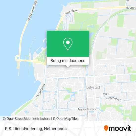 R.S. Dienstverlening kaart