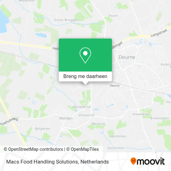 Macs Food Handling Solutions kaart