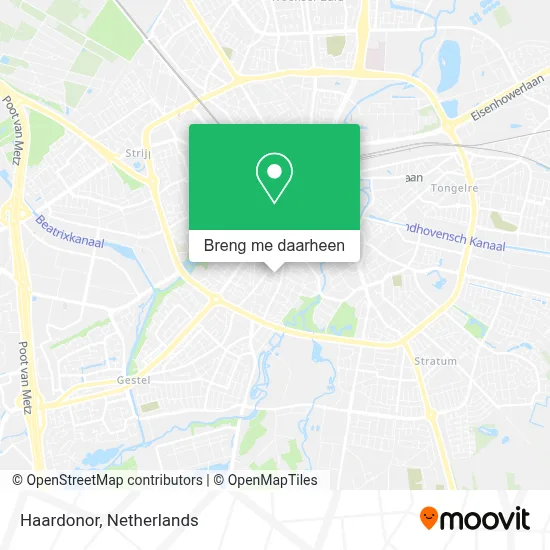 Haardonor kaart