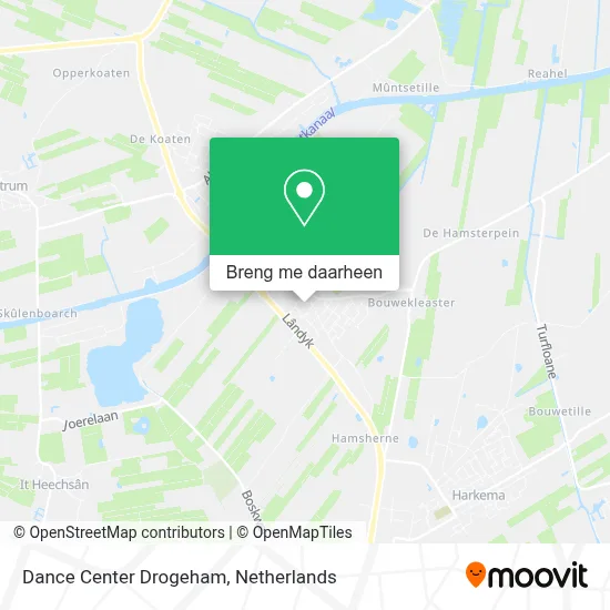 Dance Center Drogeham kaart