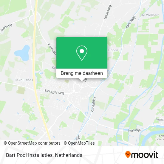 Bart Pool Installaties kaart