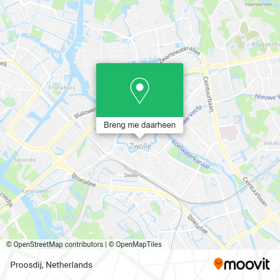 Proosdij kaart