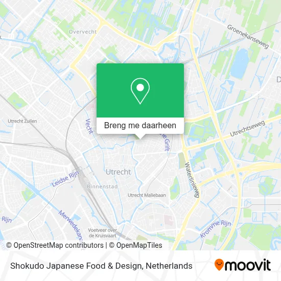 Shokudo Japanese Food & Design kaart